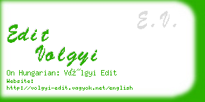 edit volgyi business card
